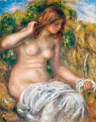 Femme près du printemps, 1914 - Pierre Auguste Renoir