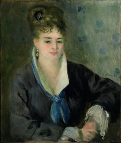 Femme en noir - Pierre Auguste Renoir