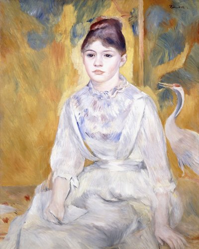 Jeune fille avec un cygne, 1886 - Pierre Auguste Renoir