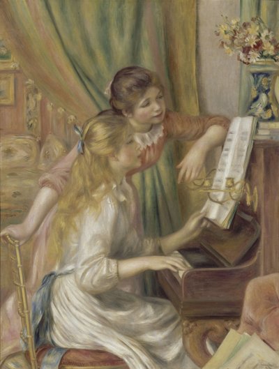 Jeunes filles au piano, 1892 - Pierre Auguste Renoir