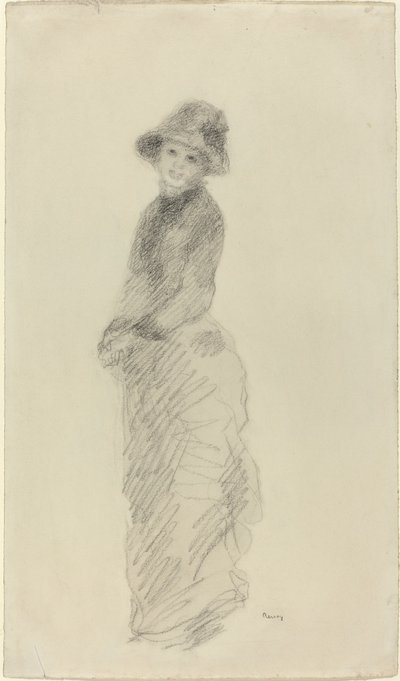Jeune femme debout - Pierre Auguste Renoir