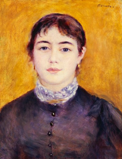 Jeune femme en bleu, 1879 - Pierre Auguste Renoir
