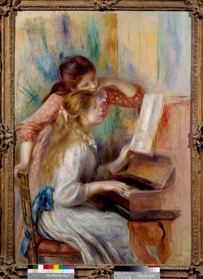 Jeunes filles au piano - Pierre Auguste Renoir