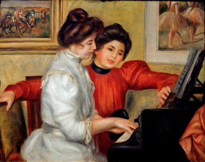 Yvonne et Christine Lerolle au piano - Pierre Auguste Renoir