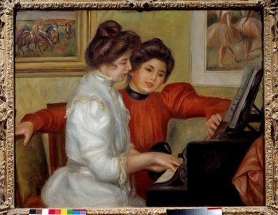 Yvonne et Christine Lerolle au piano - Pierre Auguste Renoir