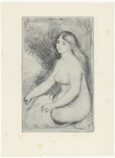 Femme nue assise - Pierre Auguste Renoir