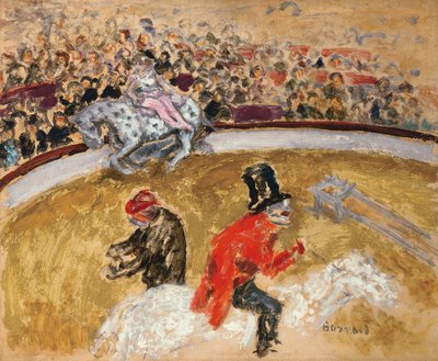 Au cirque, vers 1897 (huile sur carton) - Pierre Bonnard