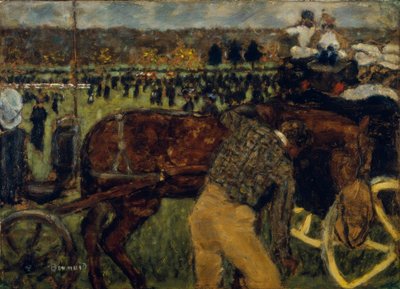 Au Champ de Courses ou Courses à Longchamp - Pierre Bonnard
