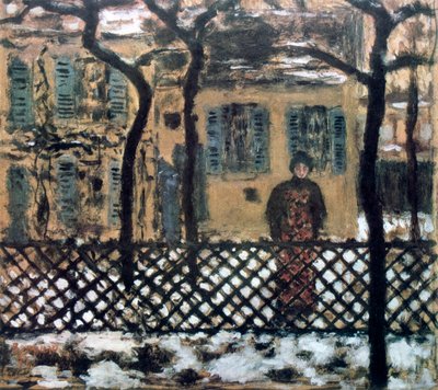 Derrière la clôture, vers 1895 - Pierre Bonnard