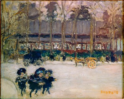 Boulevard de Clichy, trois enfants - Pierre Bonnard