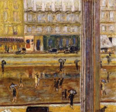 Boulevard des Batignolles (La Pluie), vers 1926 - Pierre Bonnard