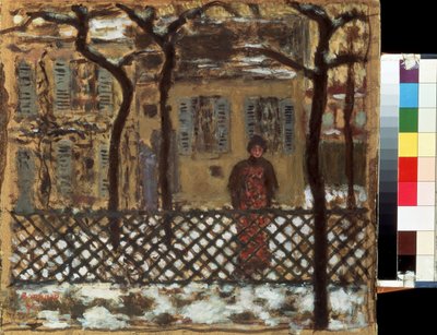 Derrière la clôture - Pierre Bonnard