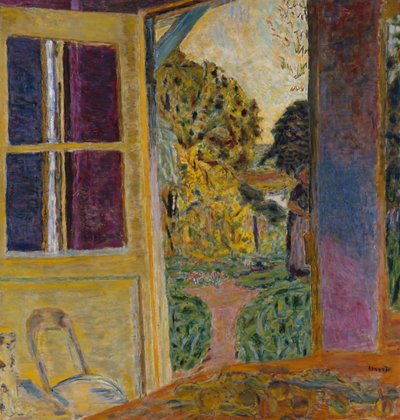 Porte ouvrant sur le jardin, c.1924 - Pierre Bonnard