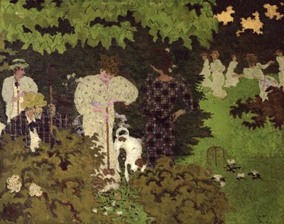 Crépuscule, ou Une partie de croquet, 1892 - Pierre Bonnard