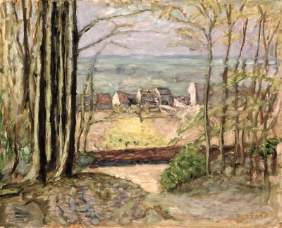 Bordure de la forêt, vers 1919 (huile sur panneau) - Pierre Bonnard