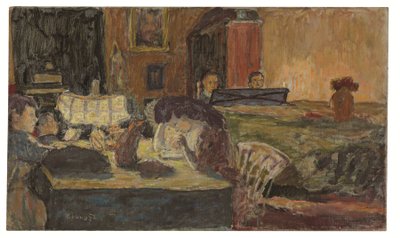 Soirée au salon - Pierre Bonnard