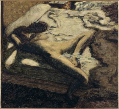 Femme assoupie sur un lit, ou L