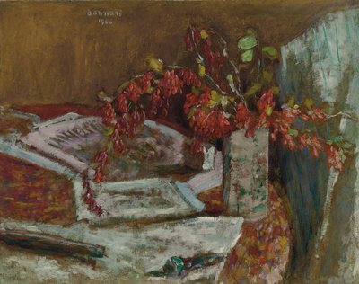 Bouquet de fleurs sur une table - Pierre Bonnard