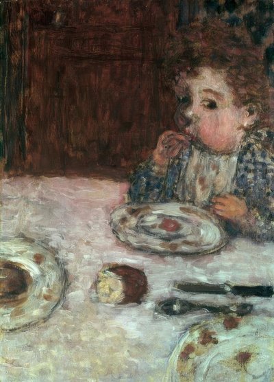 Enfant au petit-déjeuner - Pierre Bonnard