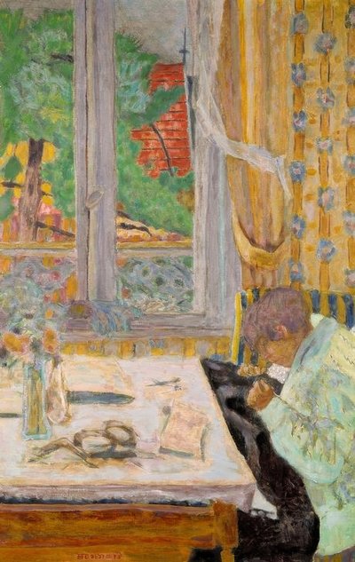 La Couturière, ou La couture près de la fenêtre - Pierre Bonnard