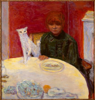 La Femme au chat ou le chat exigeant - Pierre Bonnard