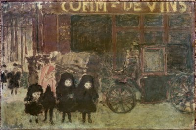 Le fiacre ou Le commerce de vins ou La sortie de l’école - Pierre Bonnard