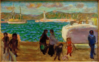 Le golfe embrumé (ciel de mistral) - Pierre Bonnard