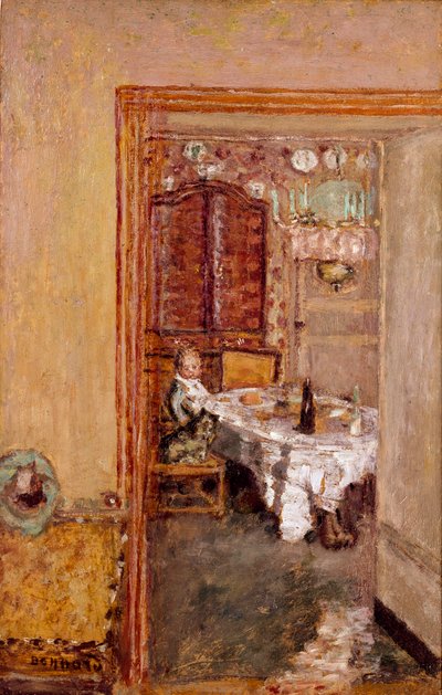 Petit garçon dans la salle à manger - Pierre Bonnard