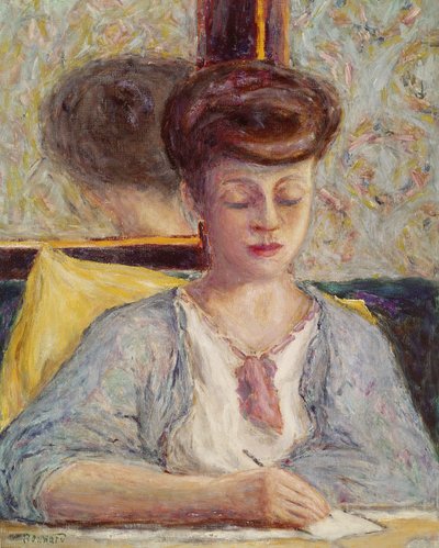 Misia Godeski écrivant - Pierre Bonnard