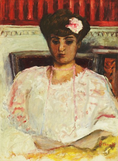 Misia au Corsage Rose - Pierre Bonnard
