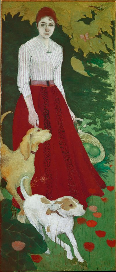 Mademoiselle Andrée Bonnard et ses chiens - Pierre Bonnard