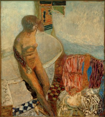 Nu à la baignoire (Sortie du bain) - Pierre Bonnard