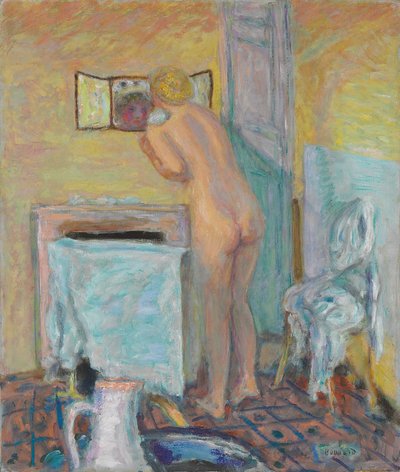 Nu devant la glace ou Baigneuse - Pierre Bonnard