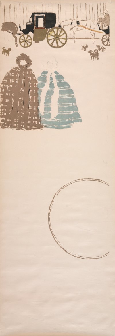 Promenade des nourrices, Frise des carrosses - Pierre Bonnard