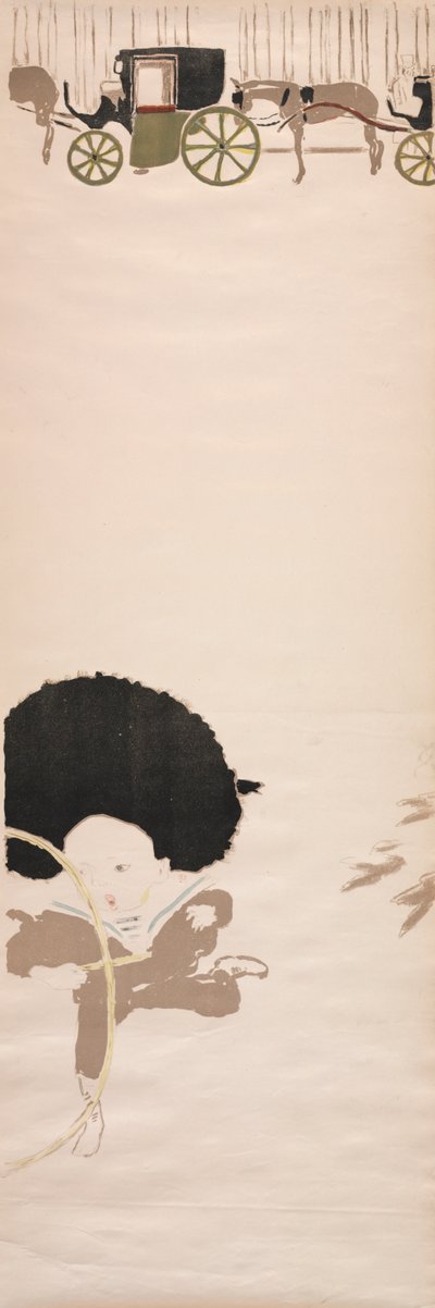 Promenade des nourrices, Frise des carrosses, 1895 - Pierre Bonnard