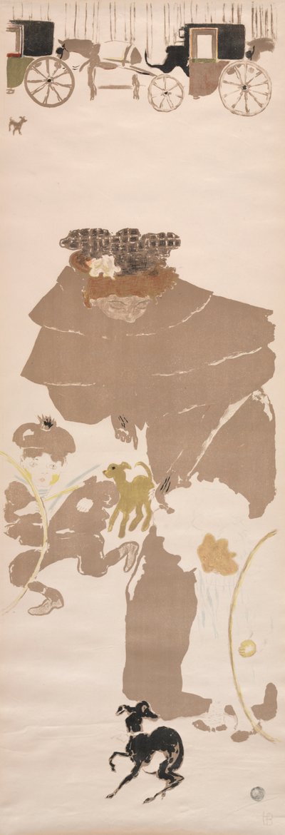 Promenade des nourrices, Frise des voitures, 1895 - Pierre Bonnard