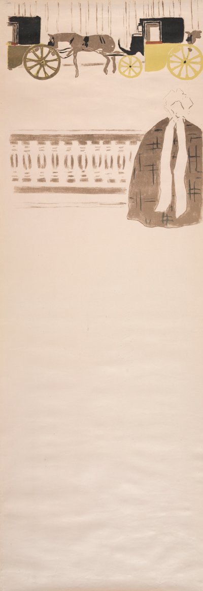 Promenade des nourrices, Frise des carrosses, 1895 - Pierre Bonnard