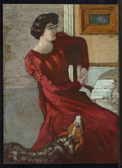 Portrait de Madame Hessel, ou la Femme en rouge, 1901 - Pierre Bonnard