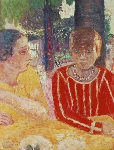 Portrait de Madame Reine Natanson et Marthe Bonnard, 1928 - Pierre Bonnard