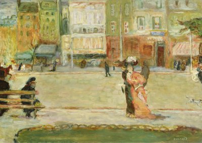 Scène de rue, Avenue Clichy, Paris - Pierre Bonnard