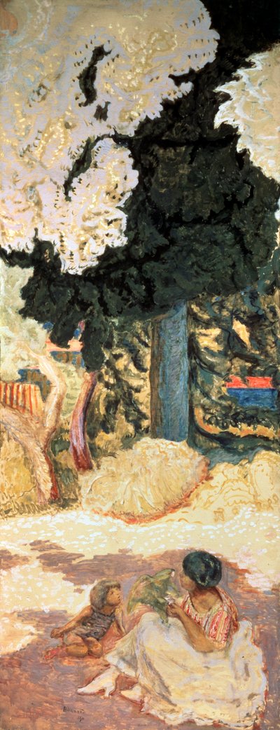 La mer Méditerranée, triptyque, panneau latéral droit, 1911 - Pierre Bonnard