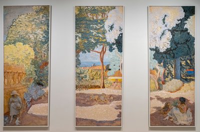 La Méditerranée. Triptyque. Étude à Saint-Tropez - Pierre Bonnard