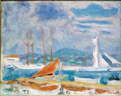 Le port de Saint-Tropez - Pierre Bonnard