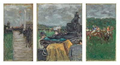 Les Courses à Longchamp - Pierre Bonnard