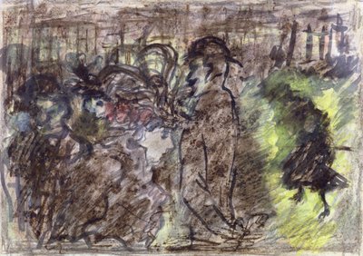 La place, soir, 1899 - Pierre Bonnard