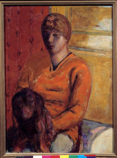 La femme au chien - Pierre Bonnard