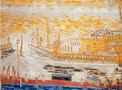 Trouville, la sortie du port - Pierre Bonnard