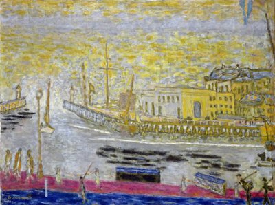 Trouville, la sortie du port - Pierre Bonnard