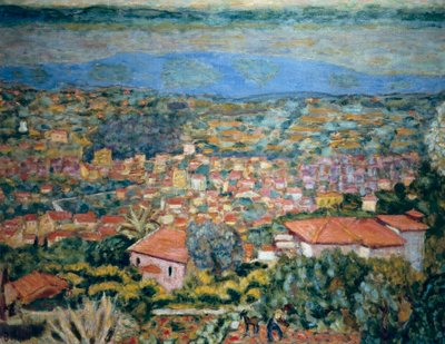 Vue de Le Cannet, Toits (Alpes Maritimes, Provence-Alpes-Côte d