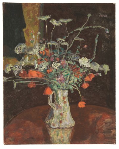 Fleurs sauvages, ombelles et coquelicots, vers 1912 (huile sur toile) - Pierre Bonnard